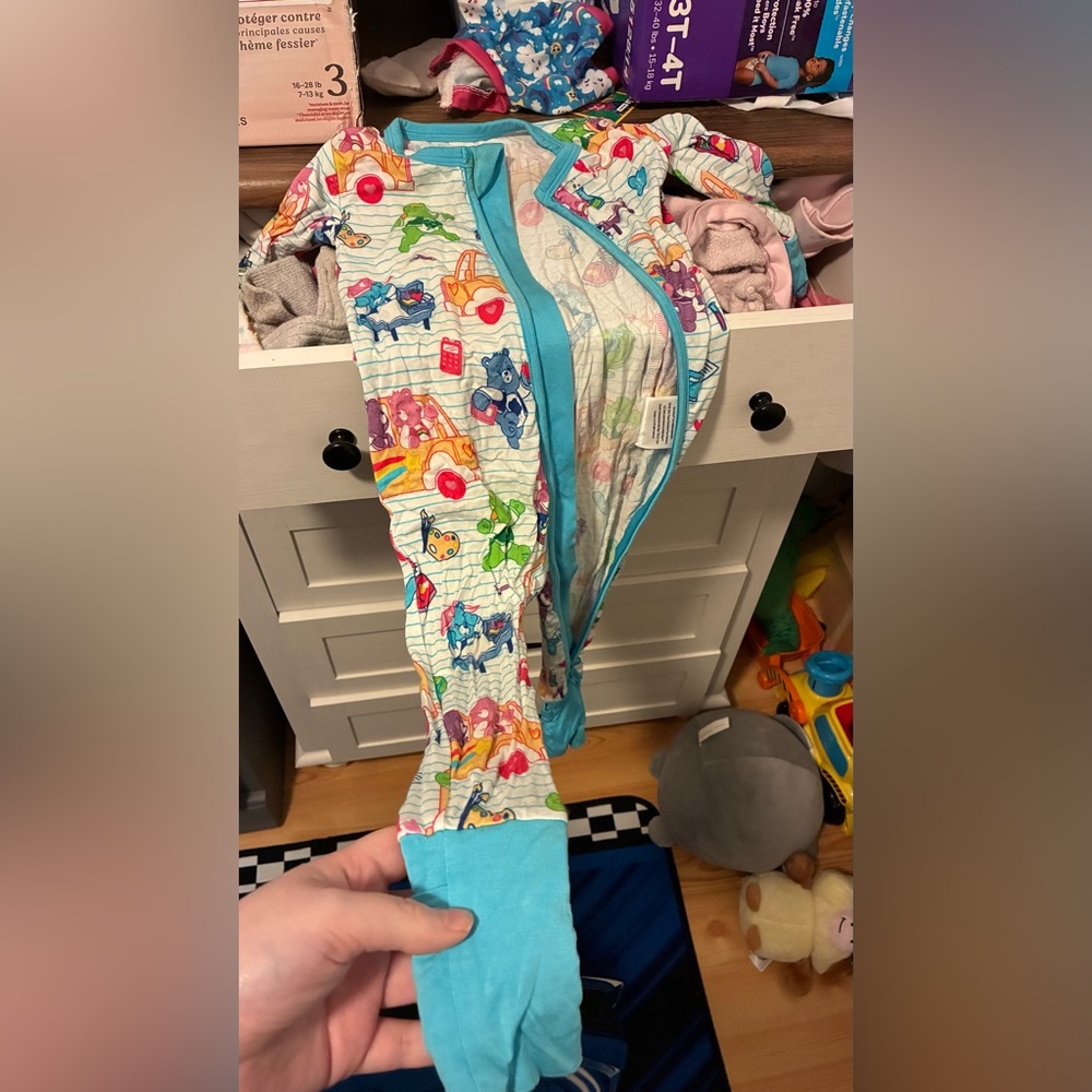 Colorful Kids' Zip-Up Pajamas